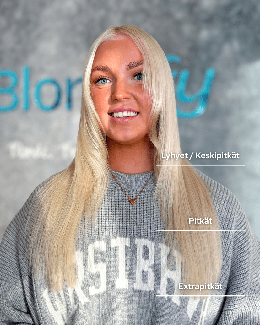 Hiusten pituudet